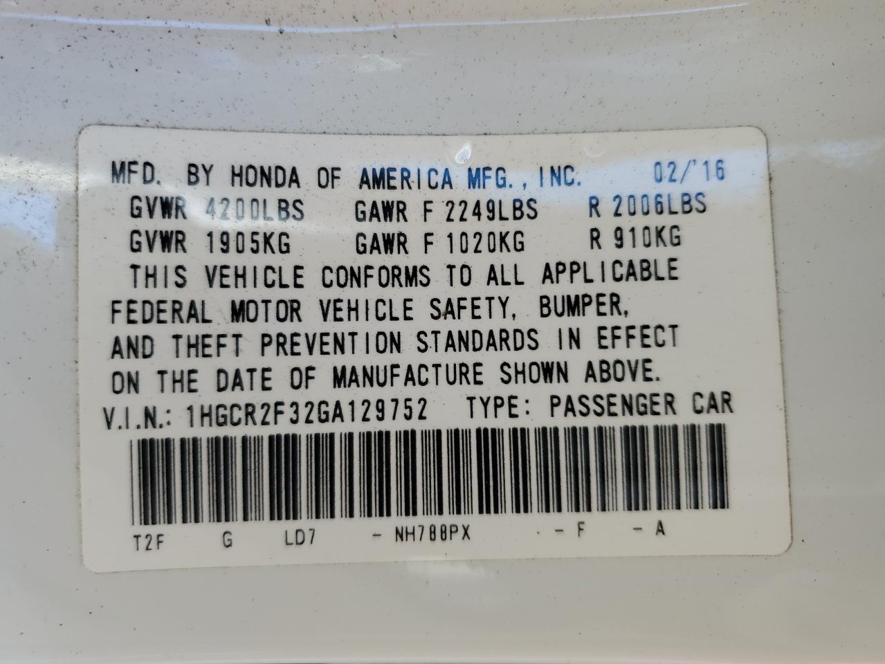 2016 Honda Accord - Image 13