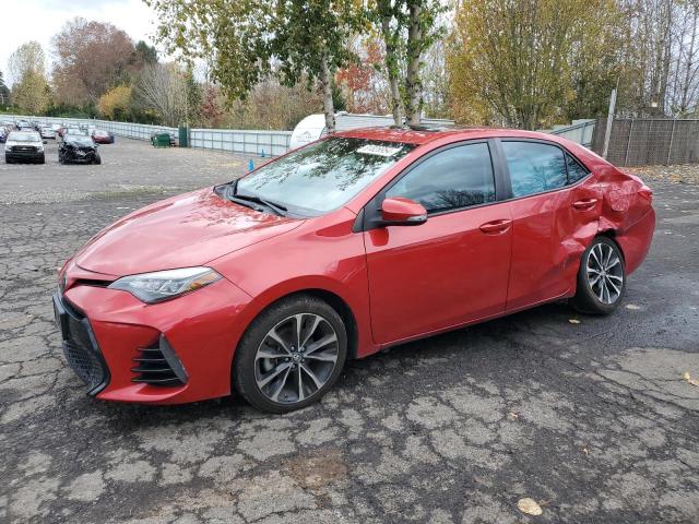  TOYOTA COROLLA 2018 Красный