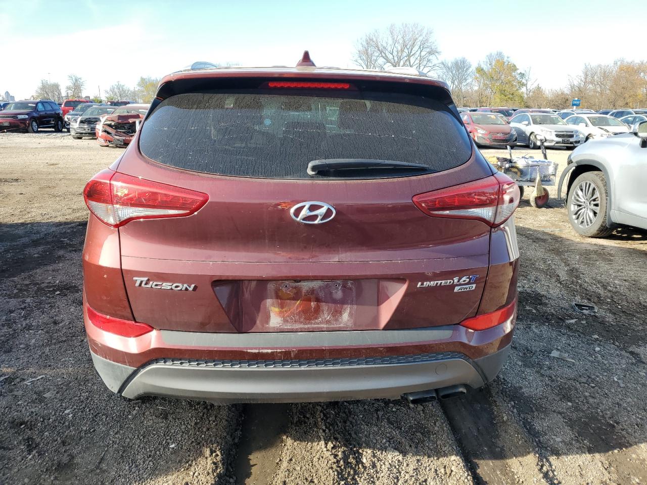 2016 Hyundai Tucson Limited VIN: KM8J3CA27GU186230 Lot: 79121704