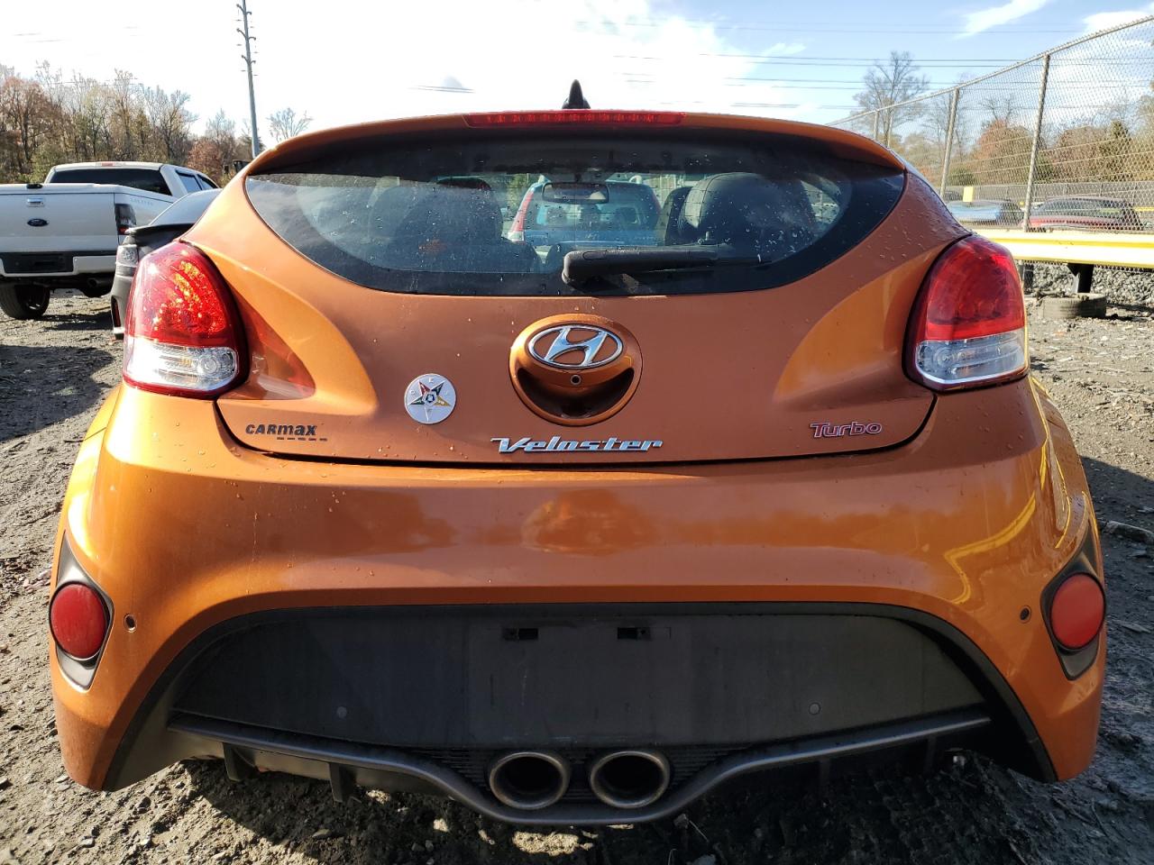 2016 Hyundai Veloster Turbo VIN: KMHTC6AE2GU302003 Lot: 80200724