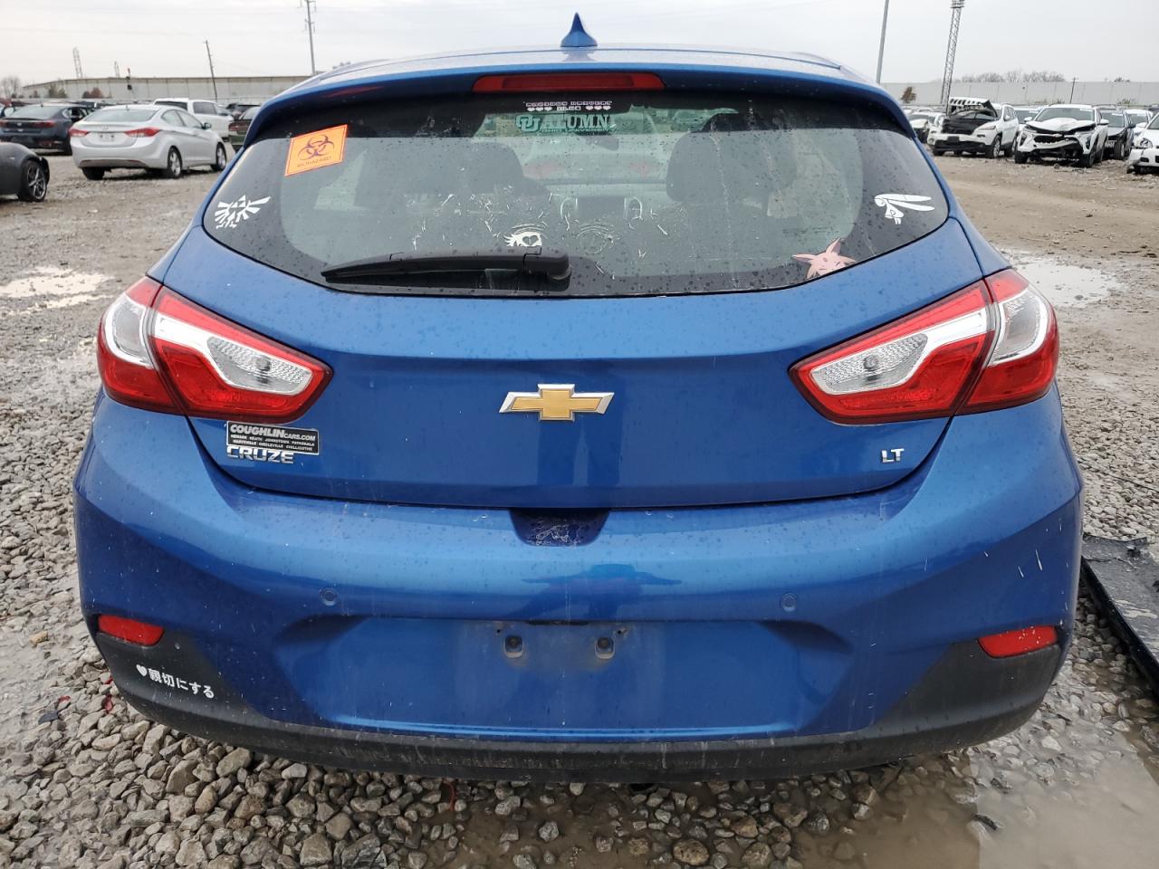 2019 Chevrolet Cruze Lt VIN: 3G1BE6SM6KS598340 Lot: 81089274