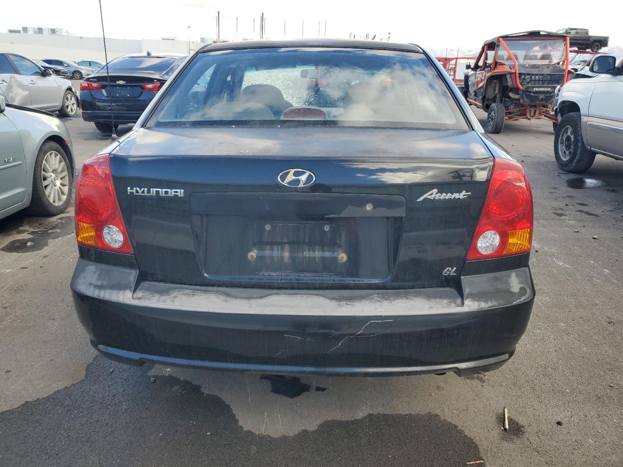 2003 Hyundai Accent Gl VIN: KMHCG45C43U429167 Lot: 79658124