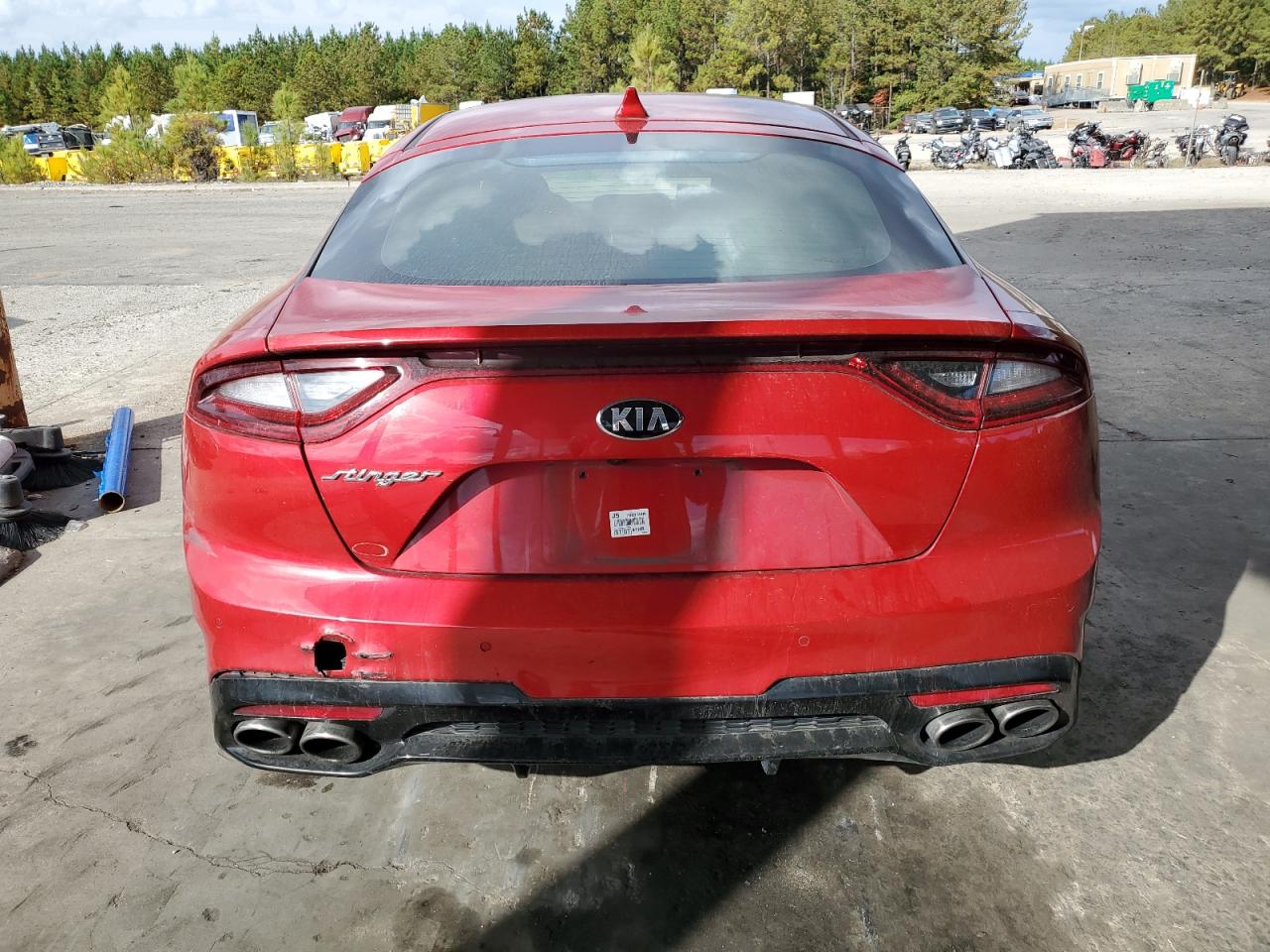 2018 Kia Stinger Gt2 VIN: KNAE55LC7J6025399 Lot: 78761534