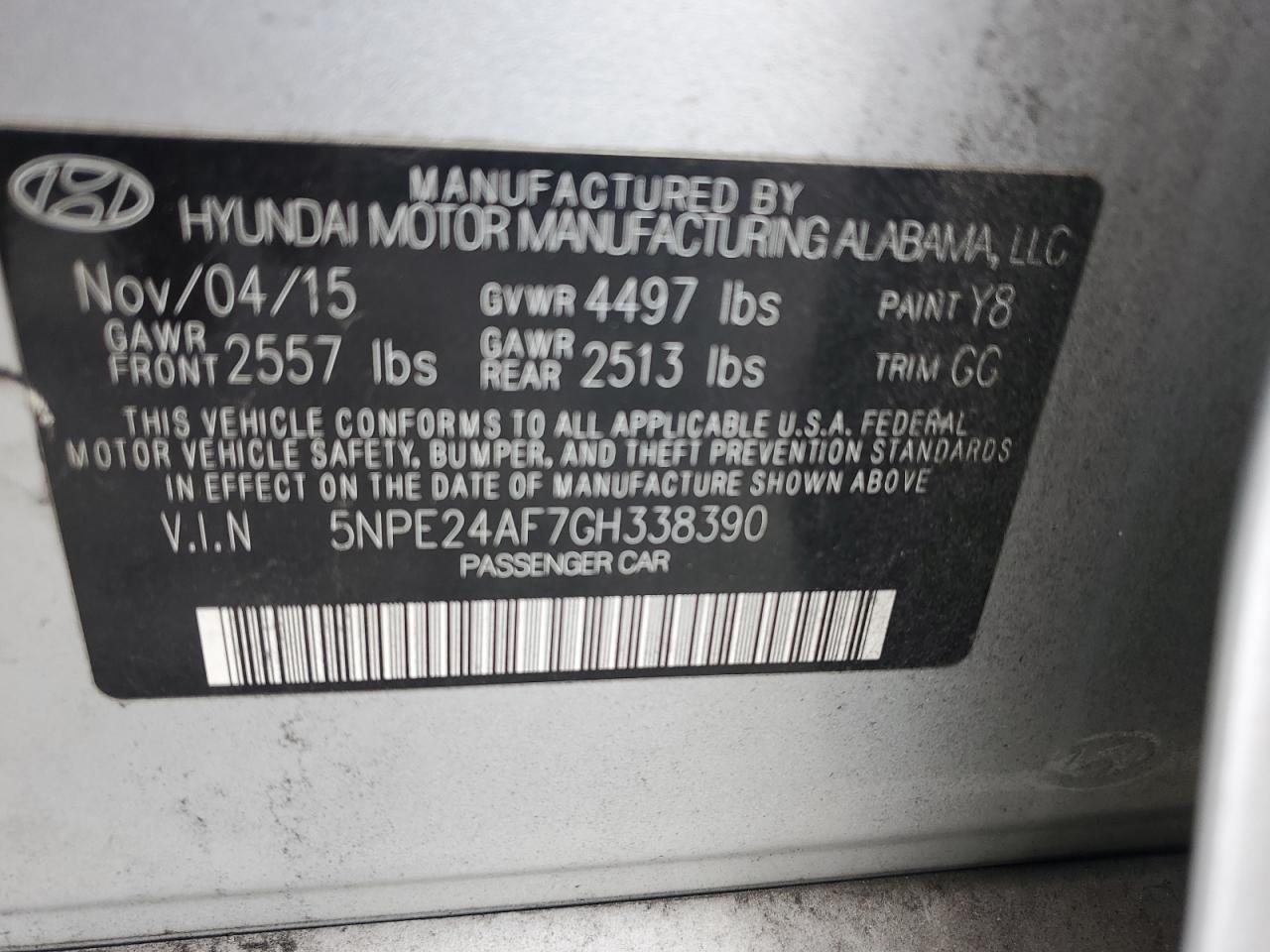 2016 Hyundai Sonata - Image 12