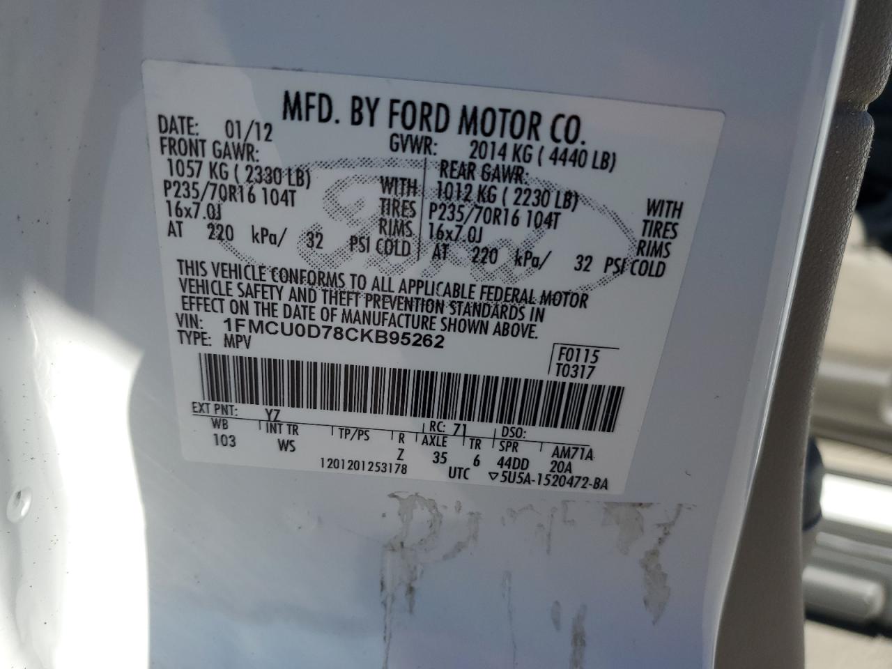 2012 Ford Escape - Image 14