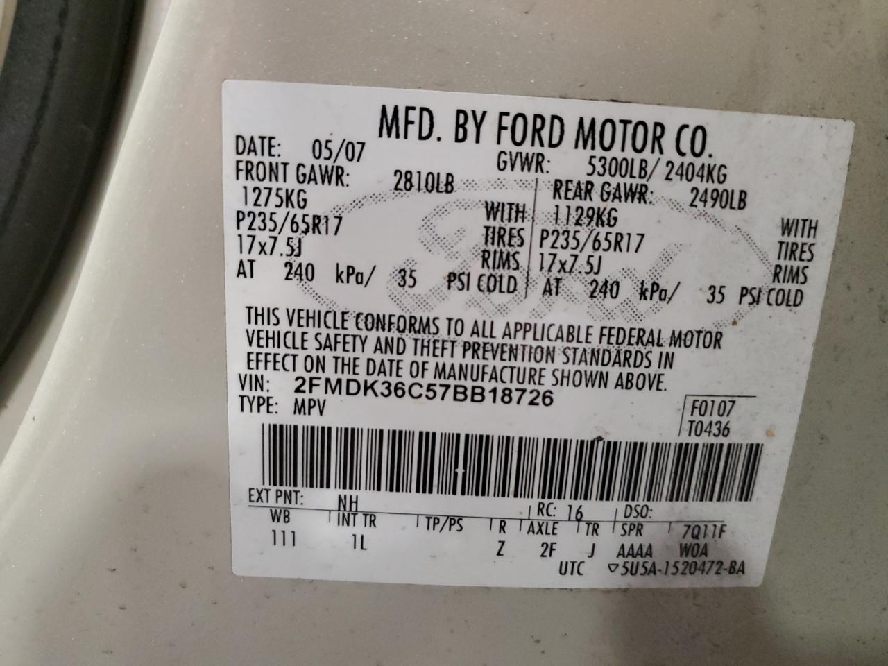 2007 Ford Edge - Image 13