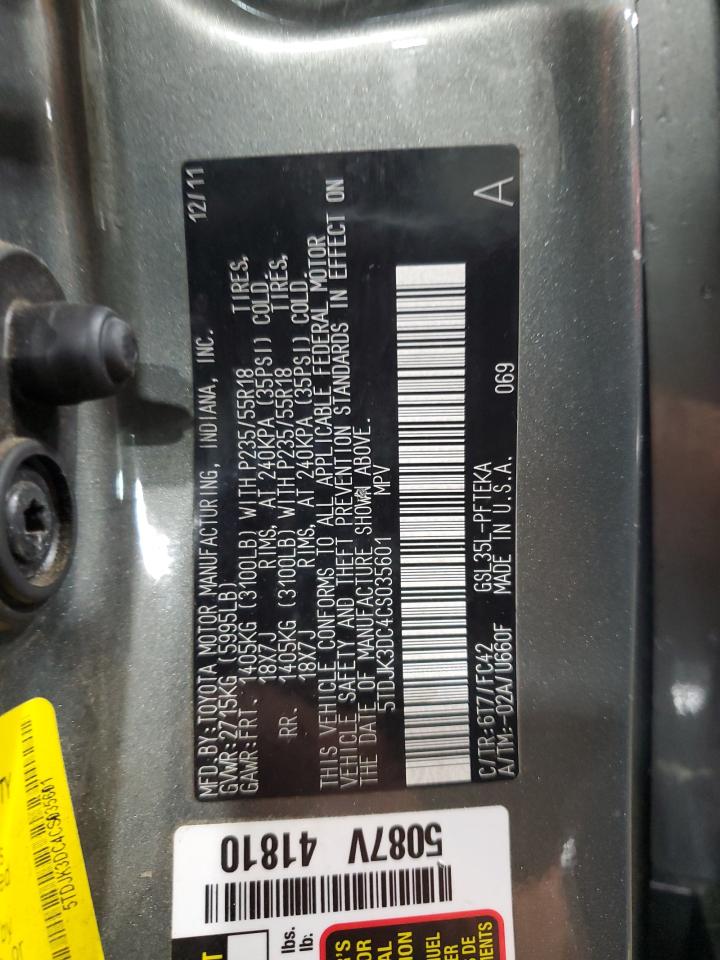 2012 Toyota Sienna - Image 14