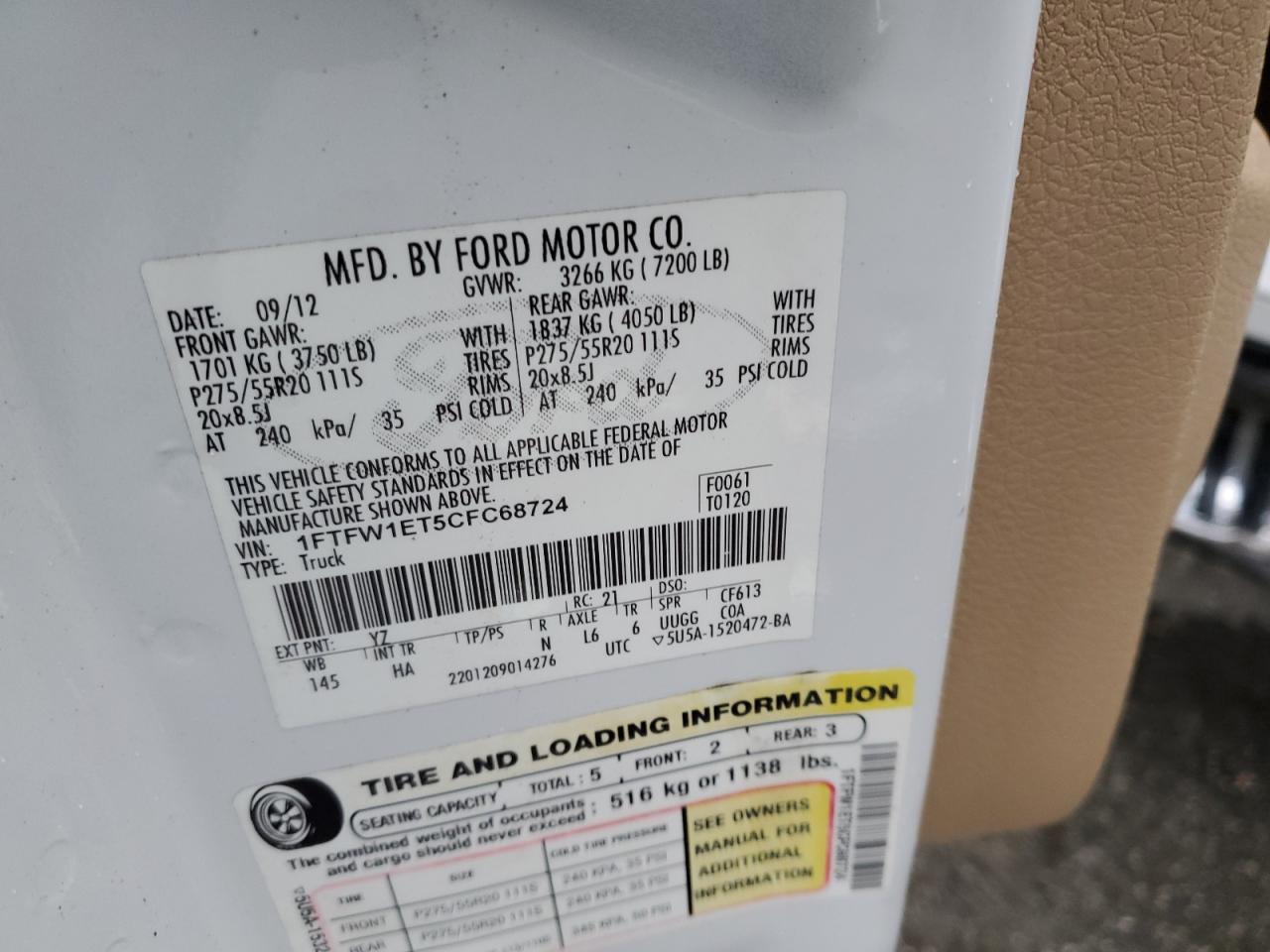2012 Ford F-150 - Image 14