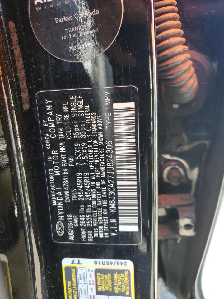 2018 Hyundai Tucson Value VIN: KM8J3CA27JU824306 Lot: 79057184