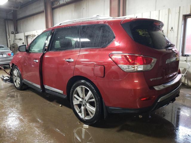  NISSAN PATHFINDER 2014 Червоний