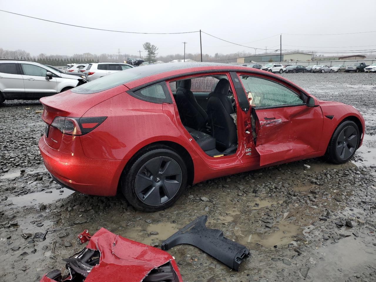 VIN 5YJ3E1EB6PF671442 2023 TESLA MODEL 3 no.3