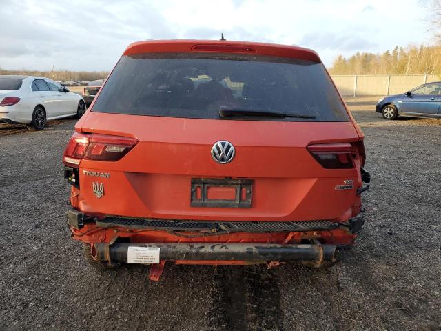  VOLKSWAGEN TIGUAN 2018 Czerwony