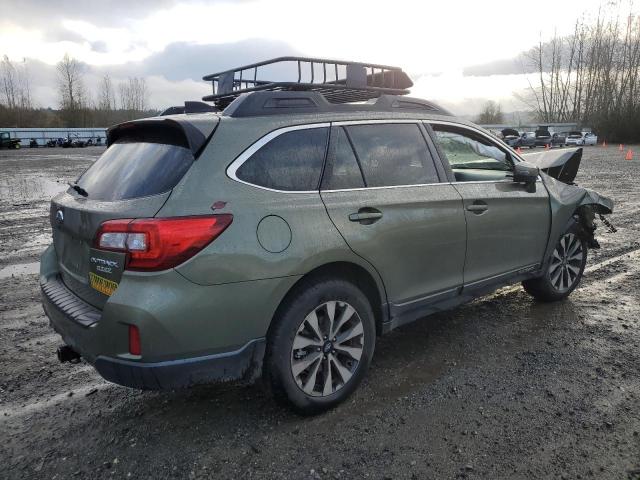  SUBARU OUTBACK 2016 Зеленый