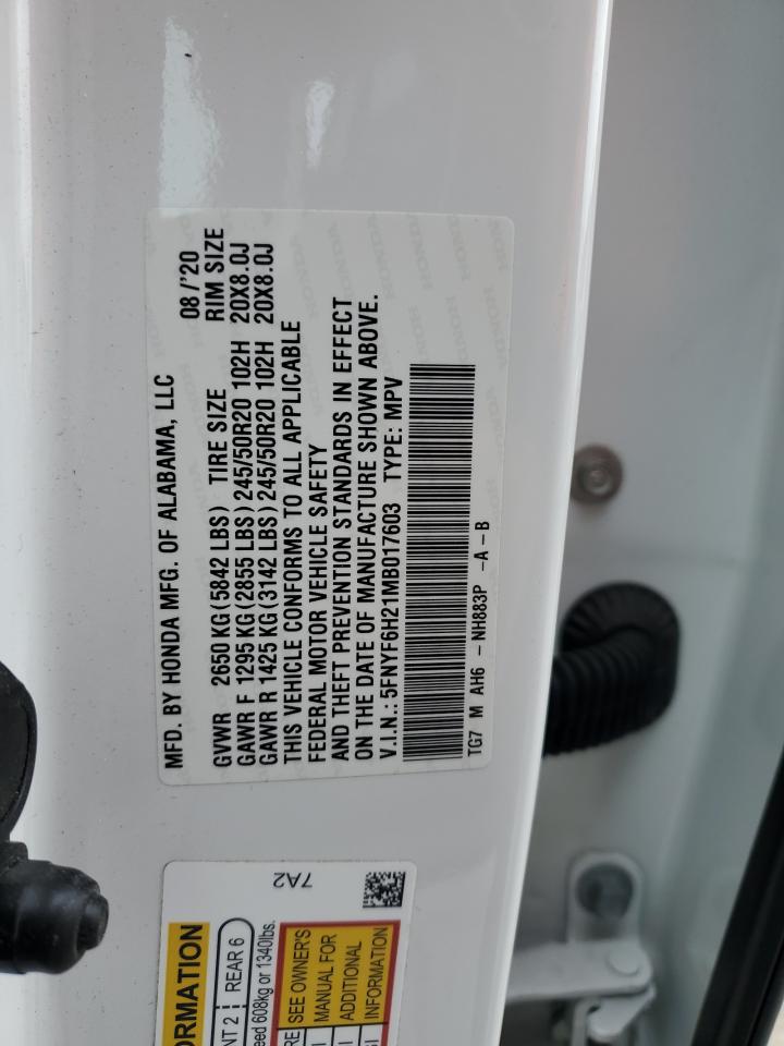2021 Honda Pilot - Image 15