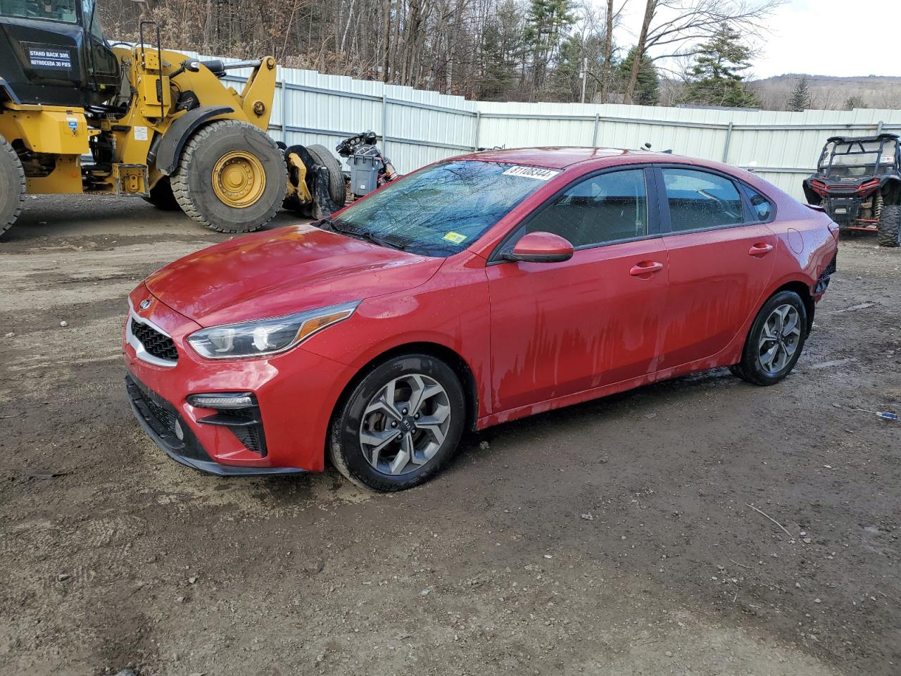 2021 Kia Forte Fe იყიდება Center Rutland-ში, VT - Rear End