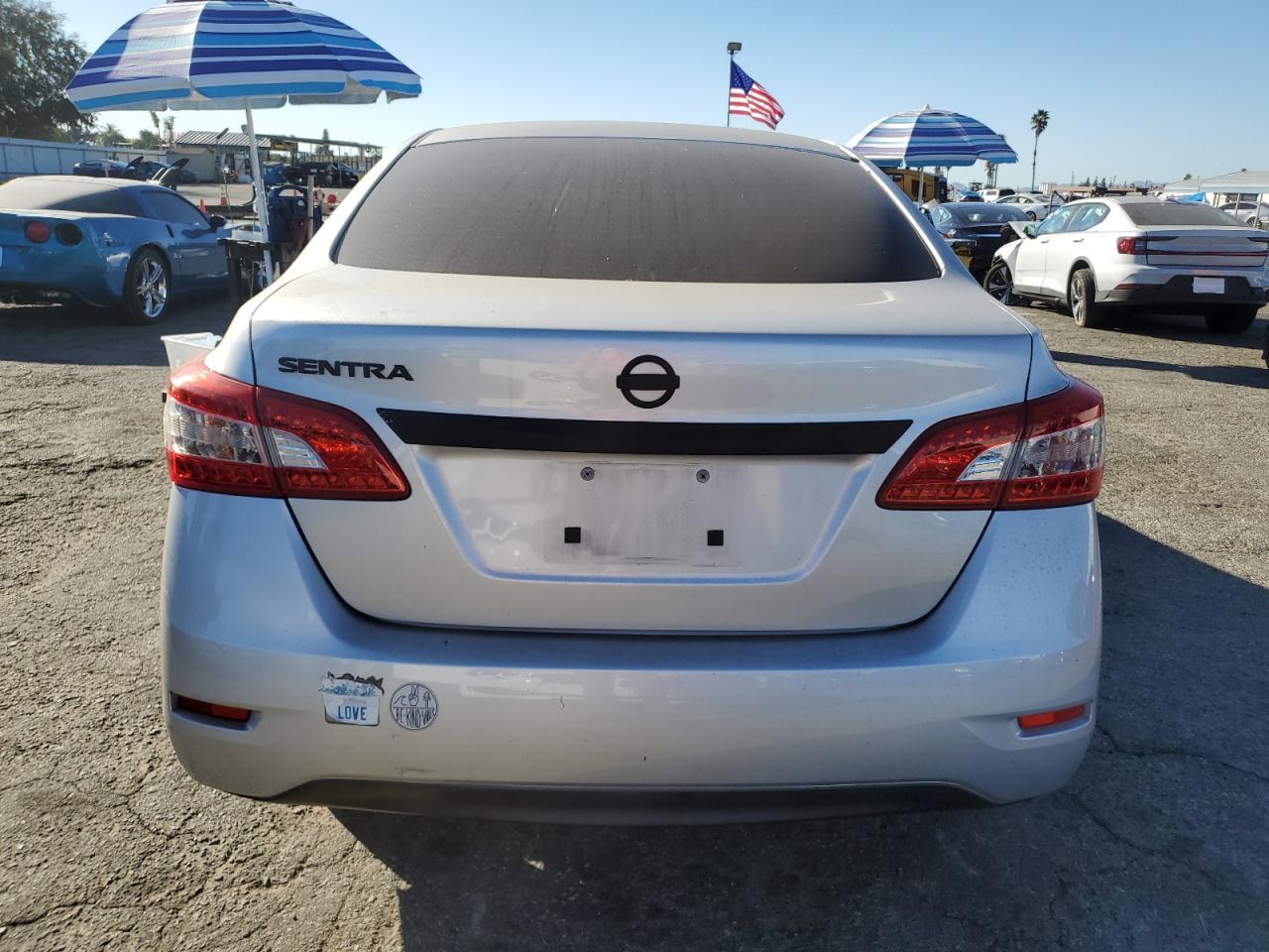 2015 Nissan Sentra S VIN: 3N1AB7APXFY383806 Lot: 80682404