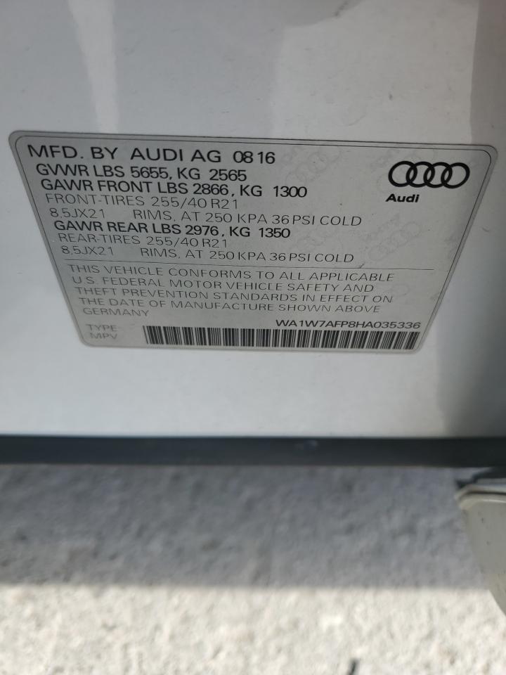 VIN WA1W7AFP8HA035336 2017 AUDI Q5 no.13