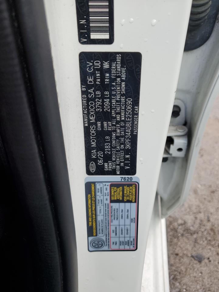 3KPF34AD8LE250690 2020 KIA FORTE - Image 14