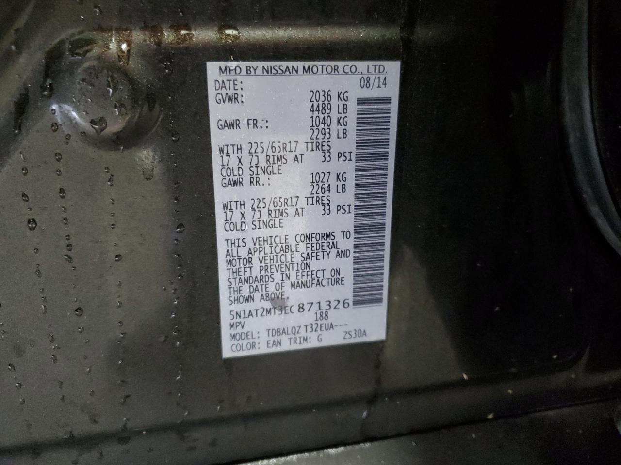 2014 Nissan Rogue - Image 14