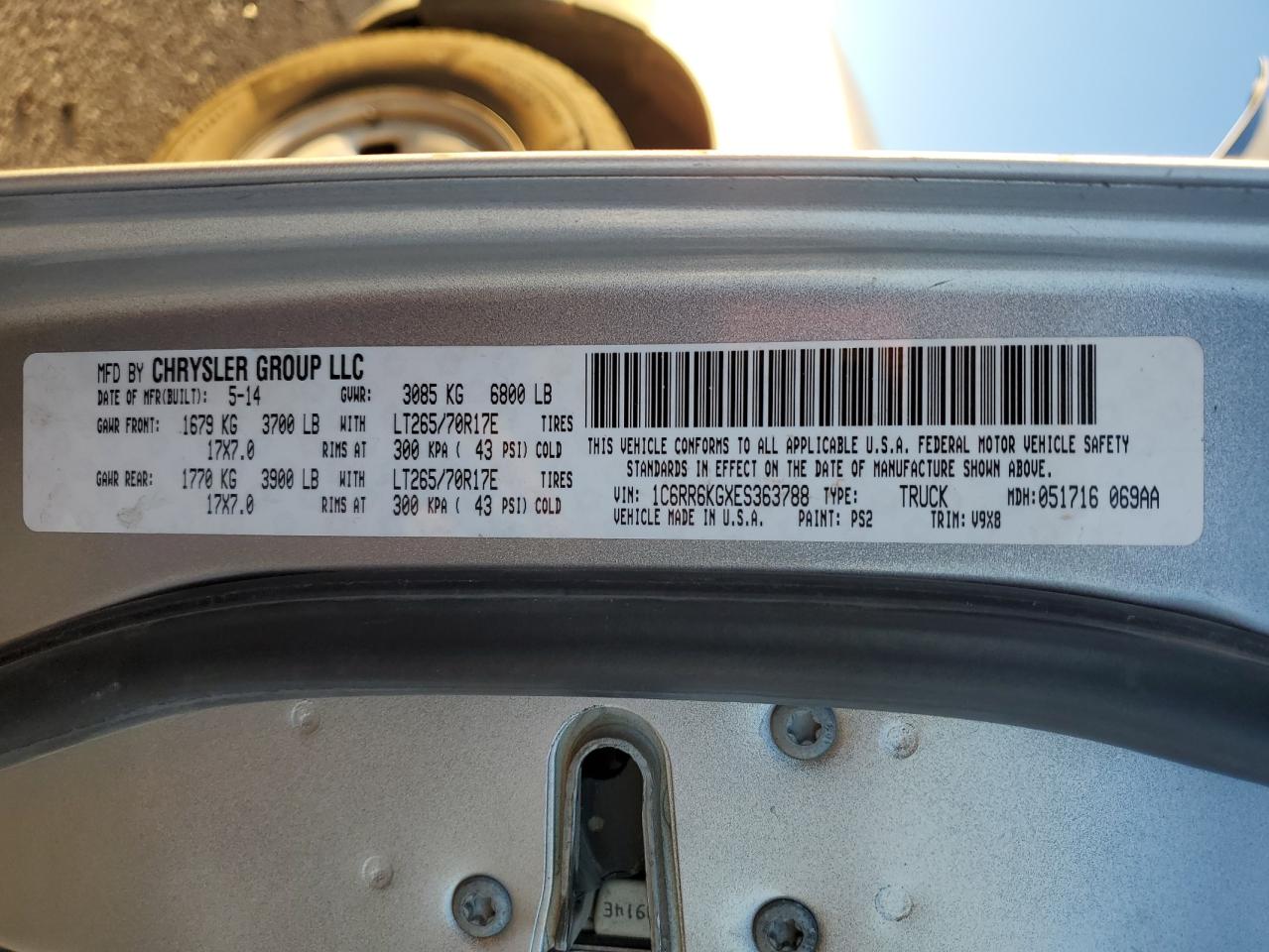 2014 RAM 1500 - Image 14
