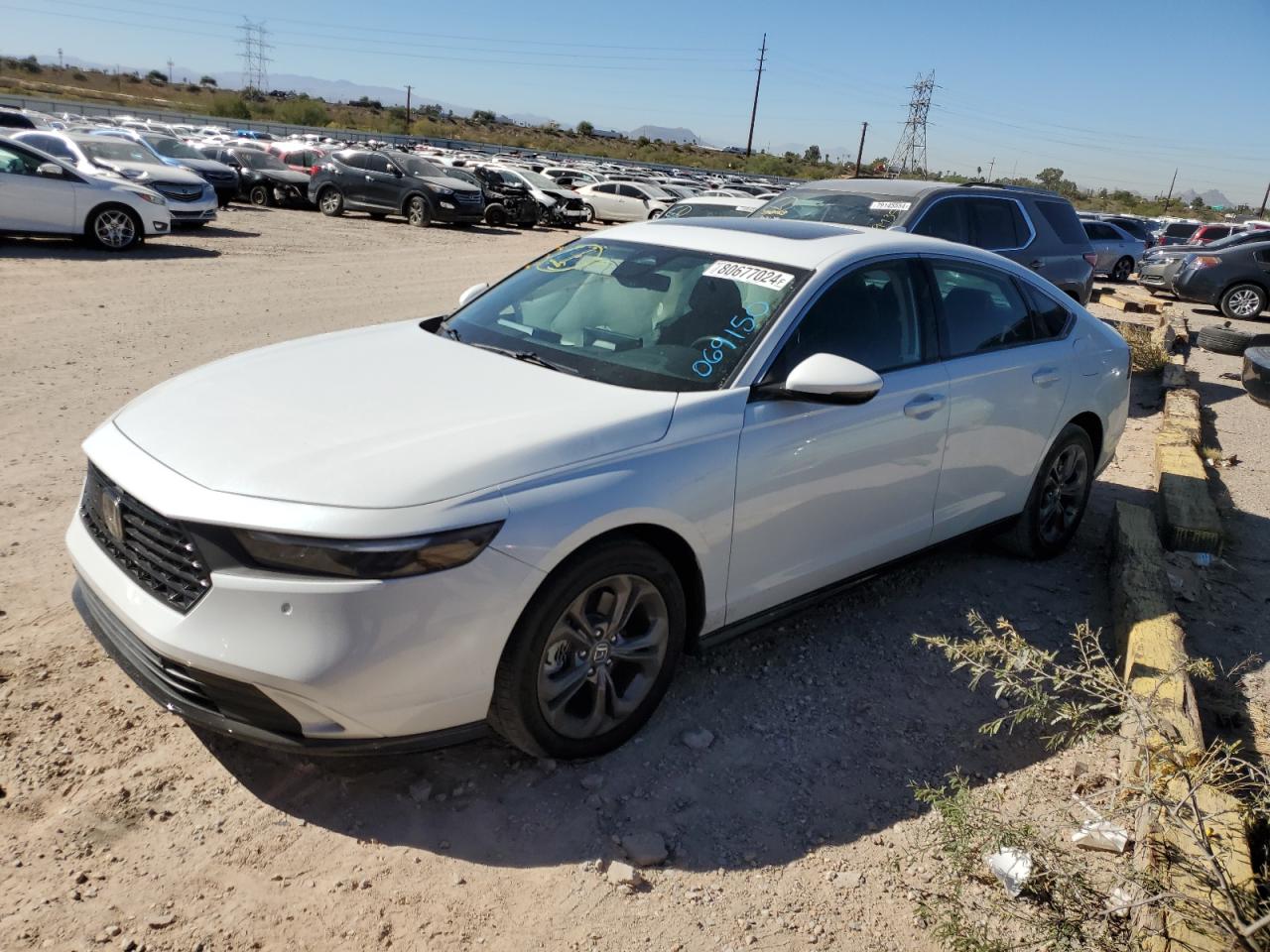 2023 Honda Accord Hybrid Exl VIN: 1HGCY2F66PA069150 Lot: 80677024