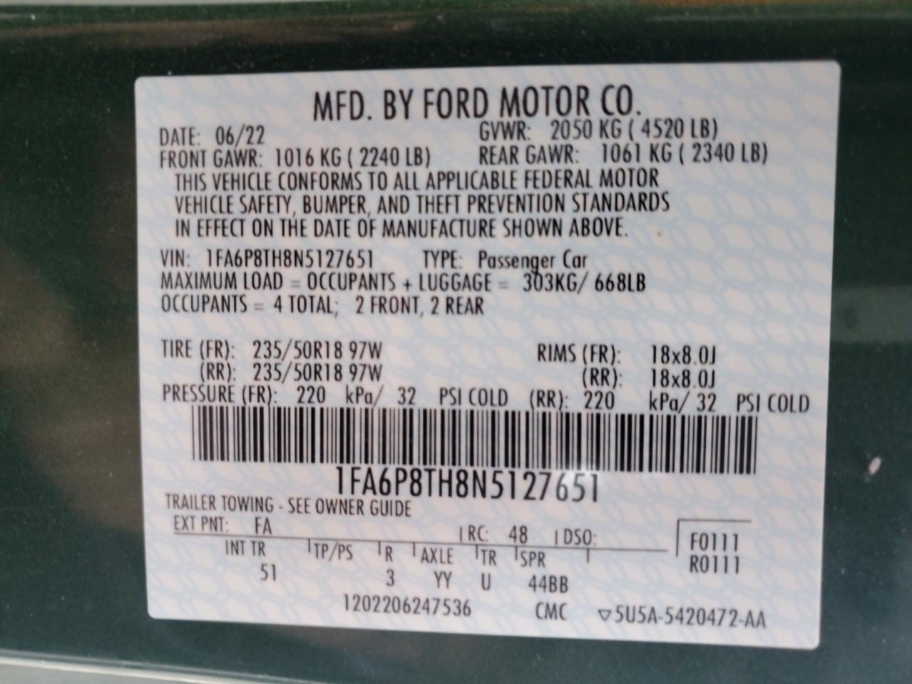 2022 Ford Mustang - Image 14