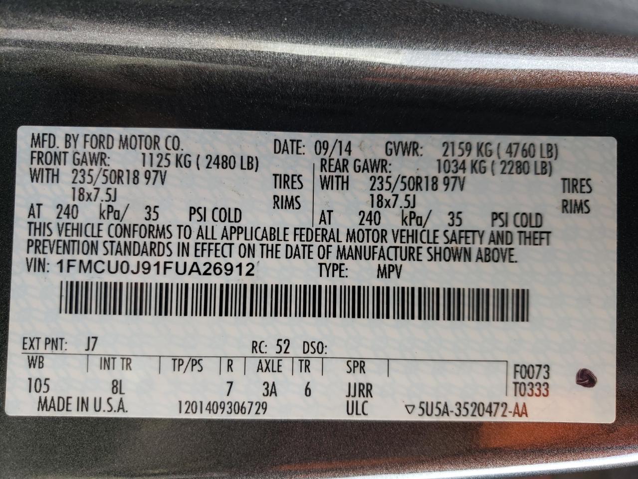 2015 Ford Escape - Image 14