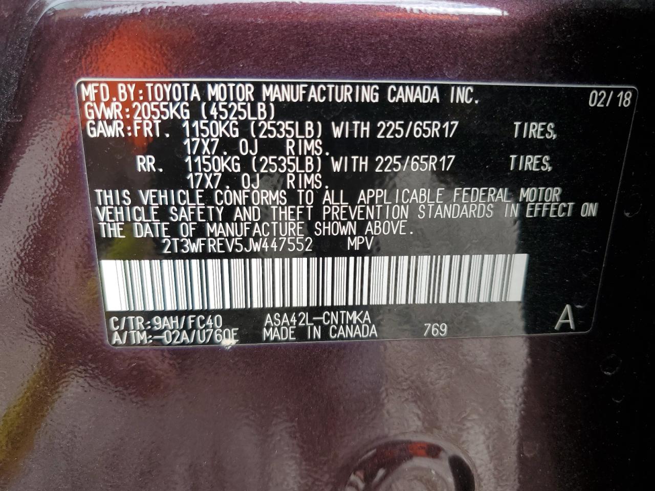 2018 Toyota RAV 4 - Image 12