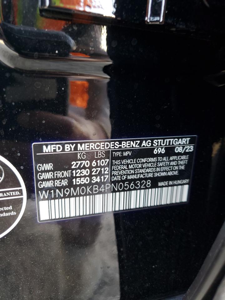 2023 Mercedes-Benz Eqb 300 4Matic VIN: W1N9M0KB4PN056328 Lot: 80282884