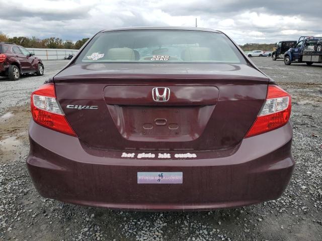  HONDA CIVIC 2012 Maroon