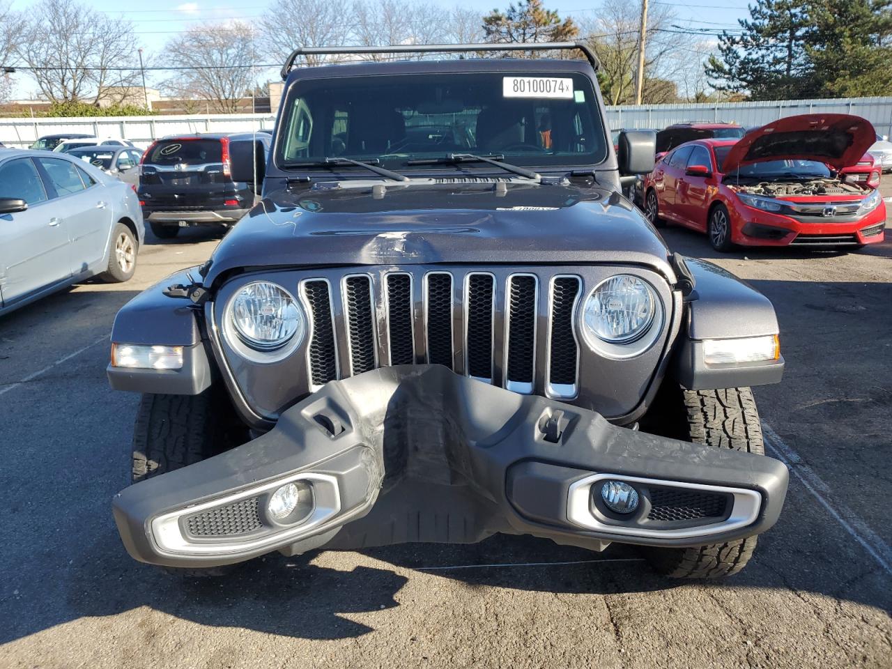 2018 Jeep Wrangler Unlimited Sahara VIN: 1C4HJXEN5JW142307 Lot: 80100074