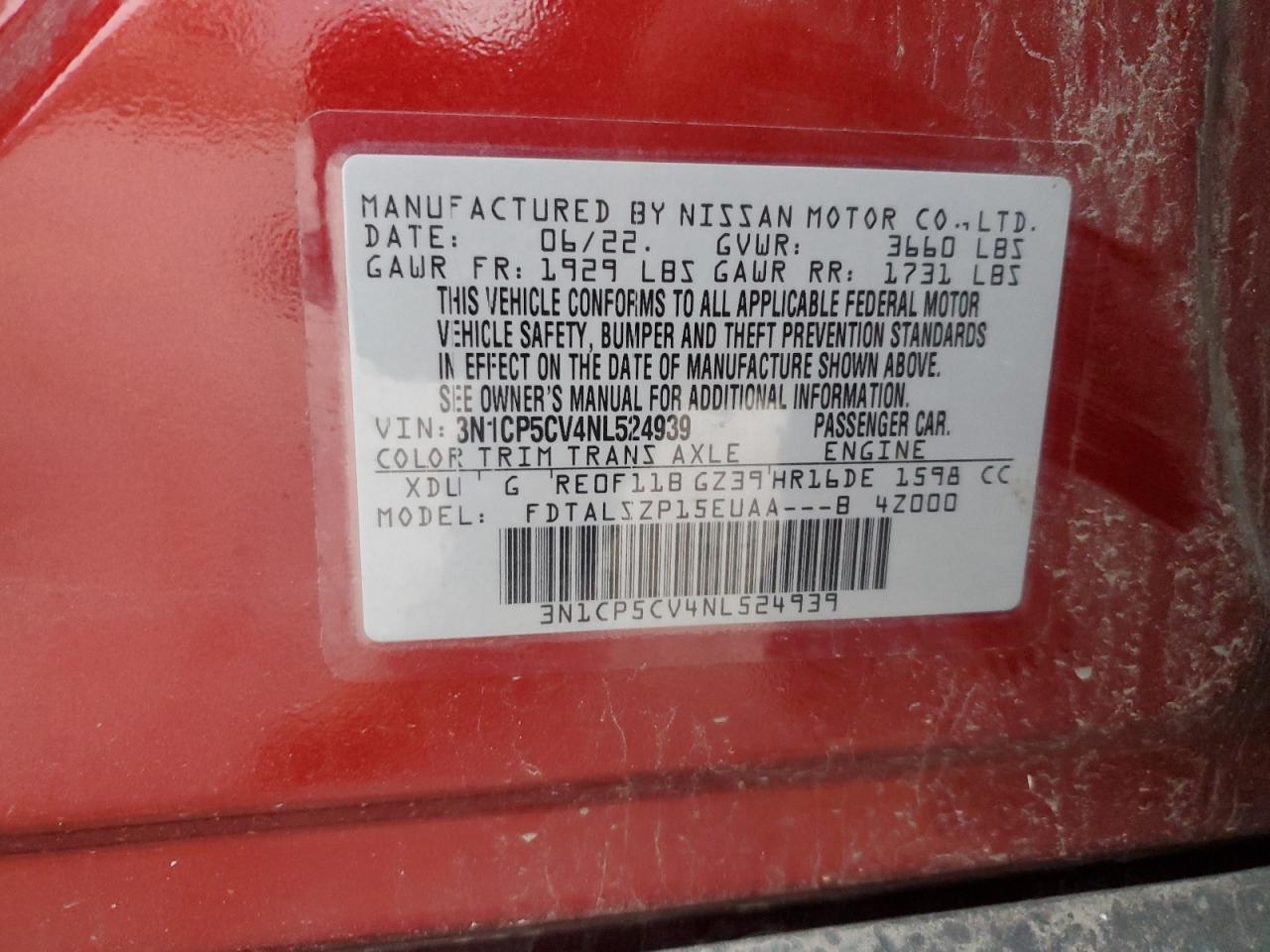 2022 Nissan Kicks - Image 14