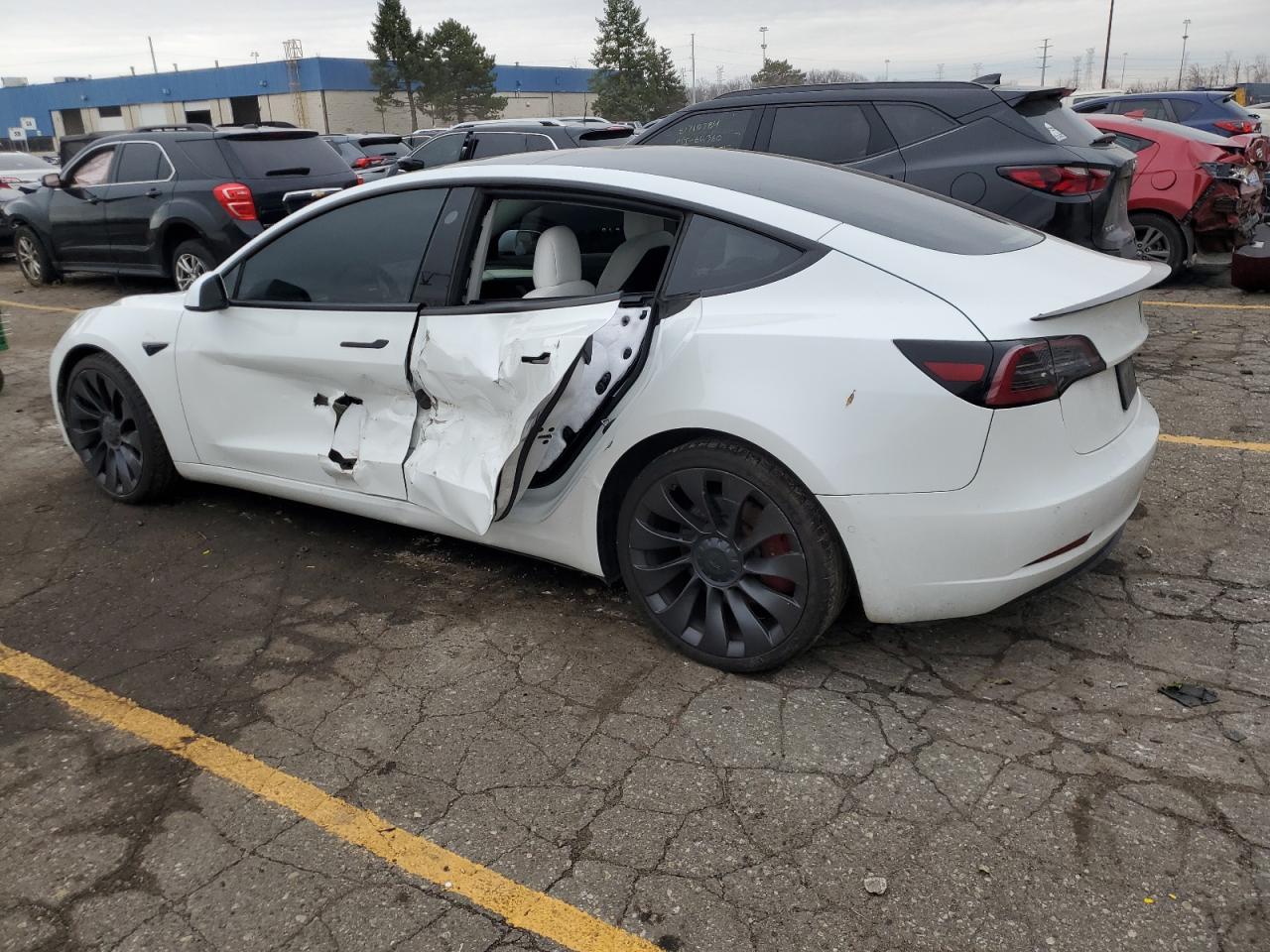 5YJ3E1EC8MF020298 2021 TESLA MODEL 3 - Image 2