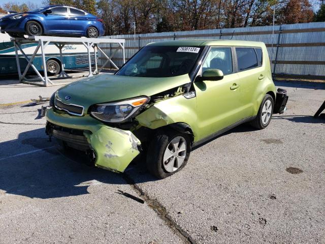  KIA SOUL 2016 Зелений