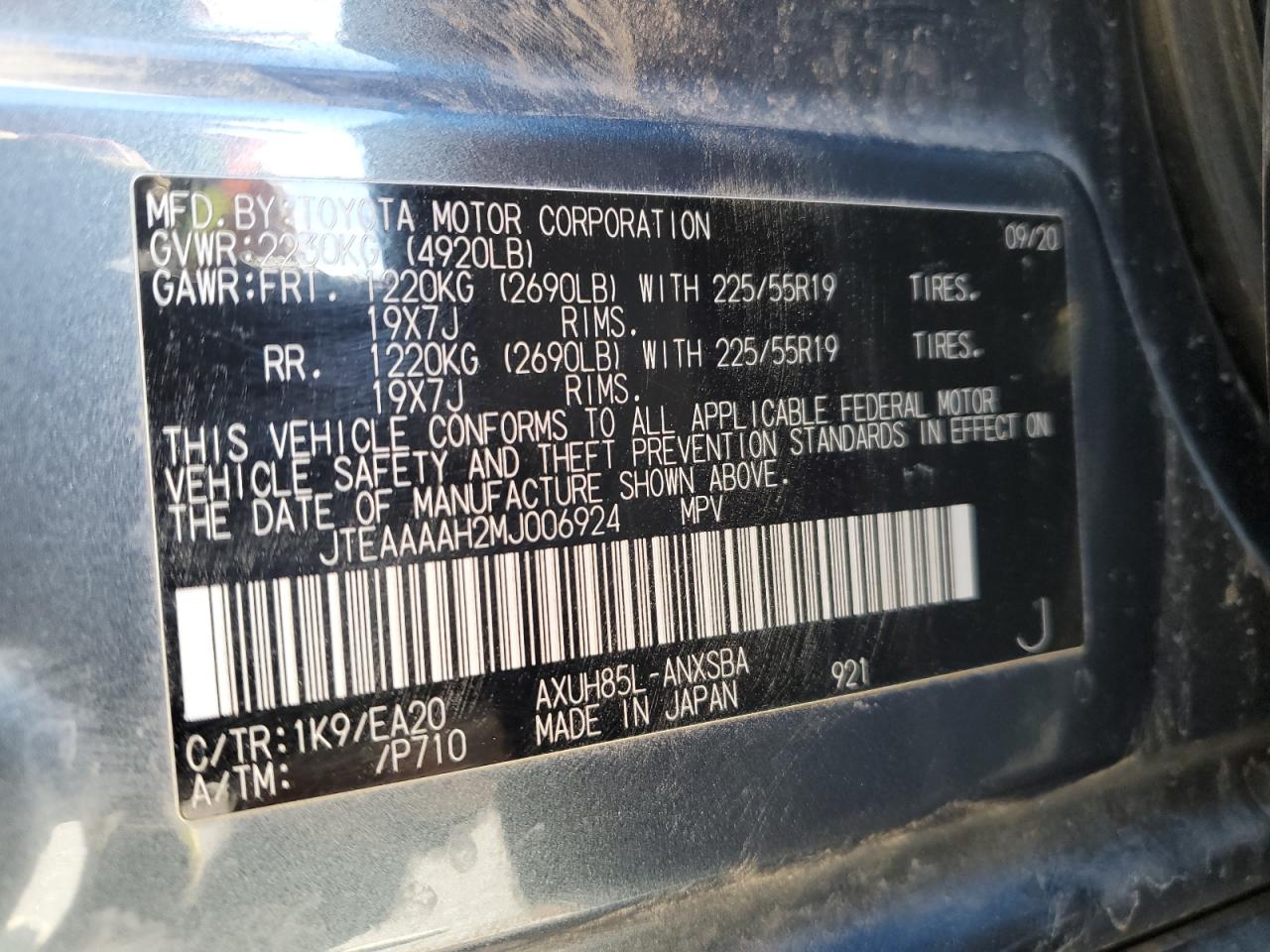 2021 Toyota Venza - Image 15