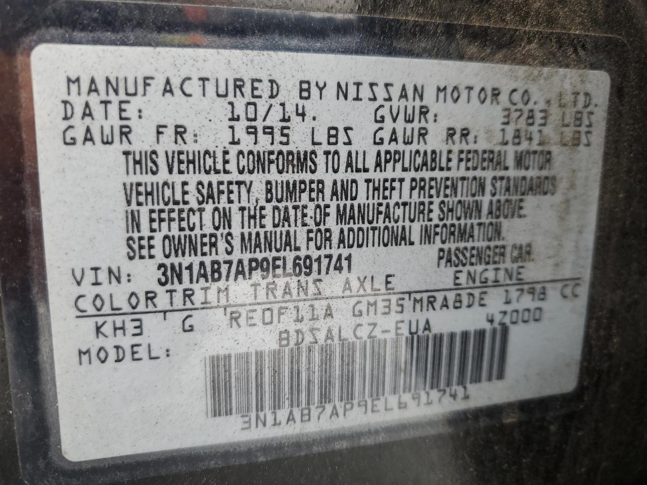 2014 Nissan Sentra - Image 14