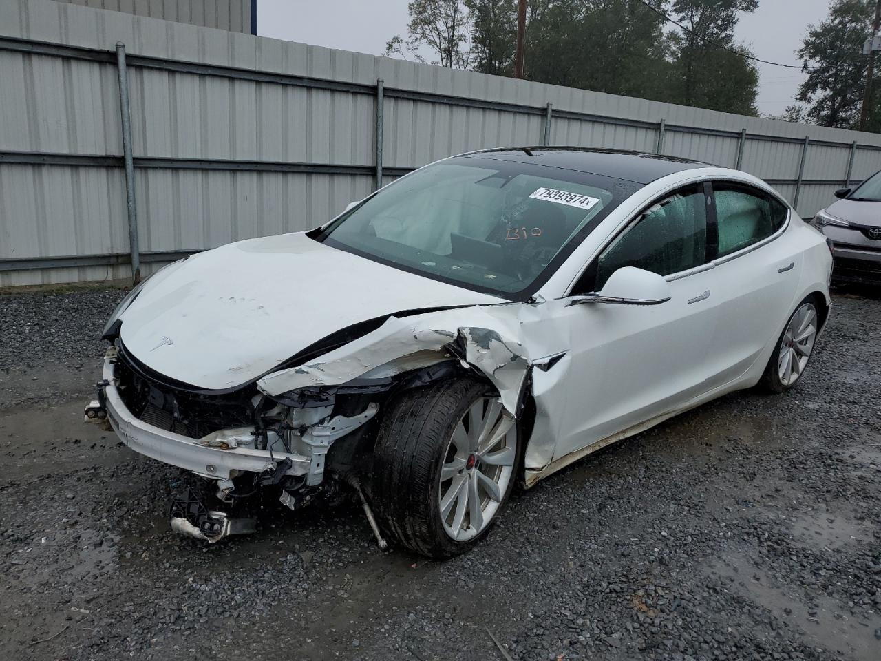 VIN 5YJ3E1EA1KF466479 2019 TESLA MODEL 3 no.1