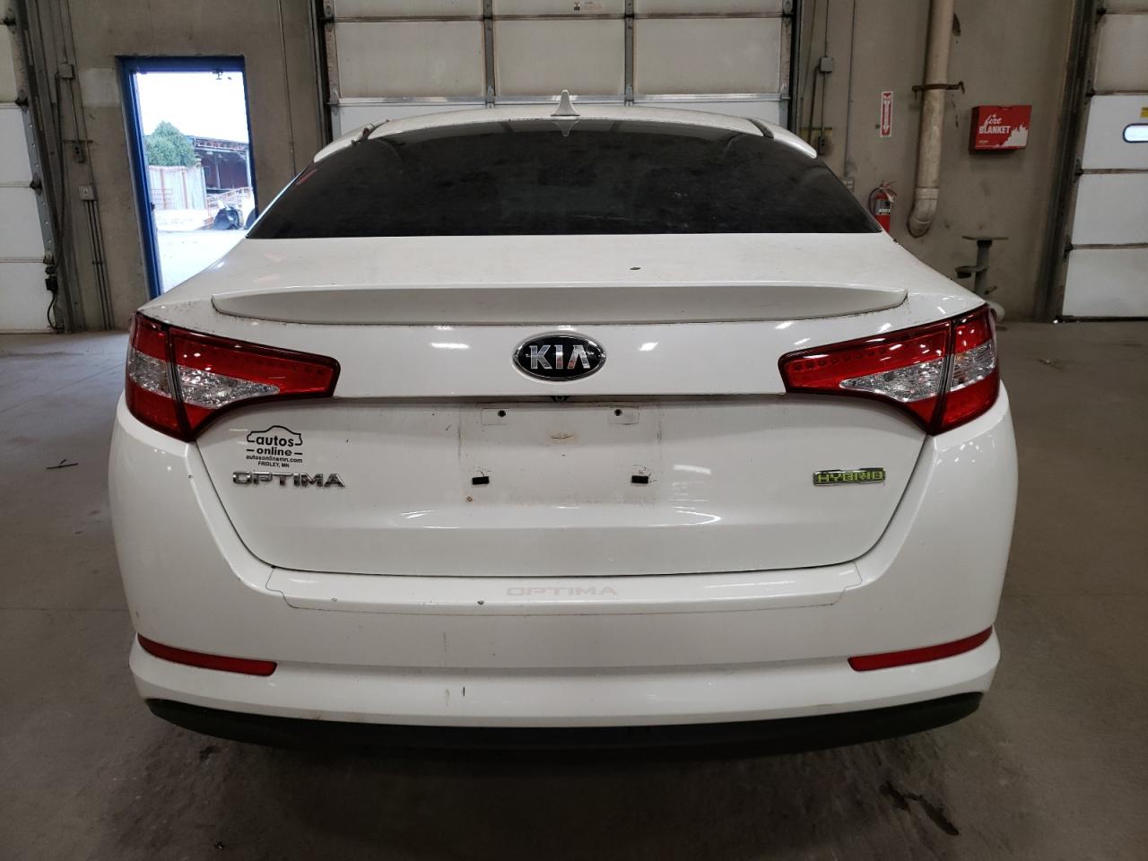 2013 Kia Optima Hybrid VIN: KNAGM4ADXD5050468 Lot: 80537874