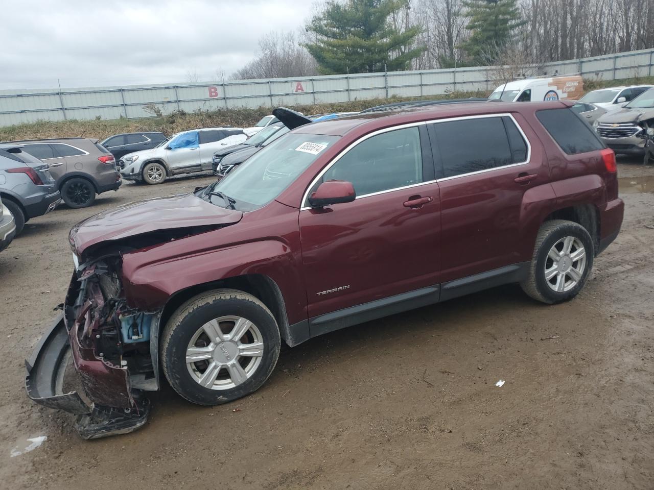 2016 Gmc Terrain Sle იყიდება Davison-ში, MI - Front End