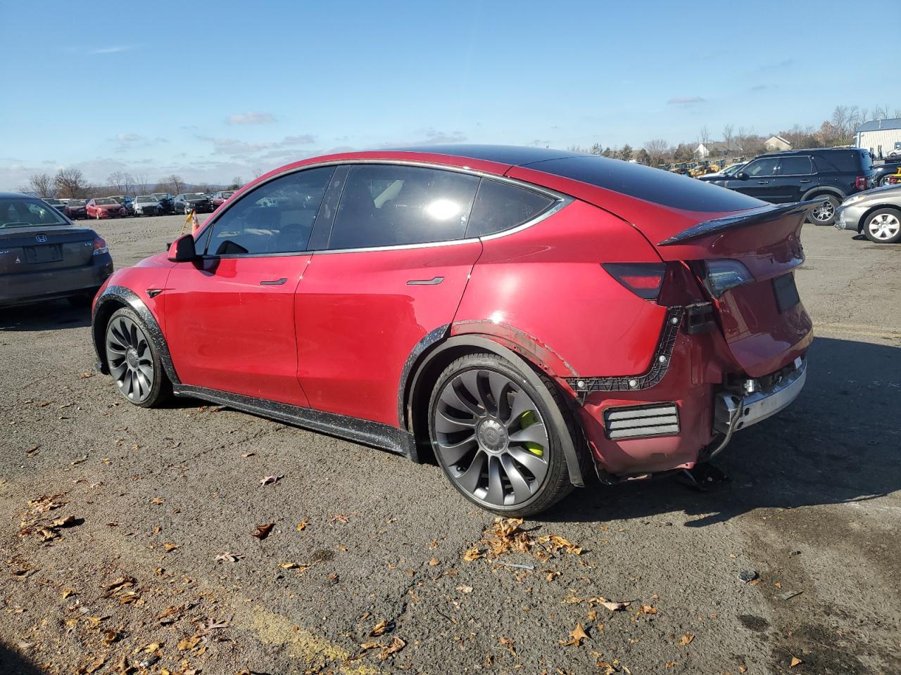 VIN 5YJYGDEF7MF197484 2021 TESLA MODEL Y no.2