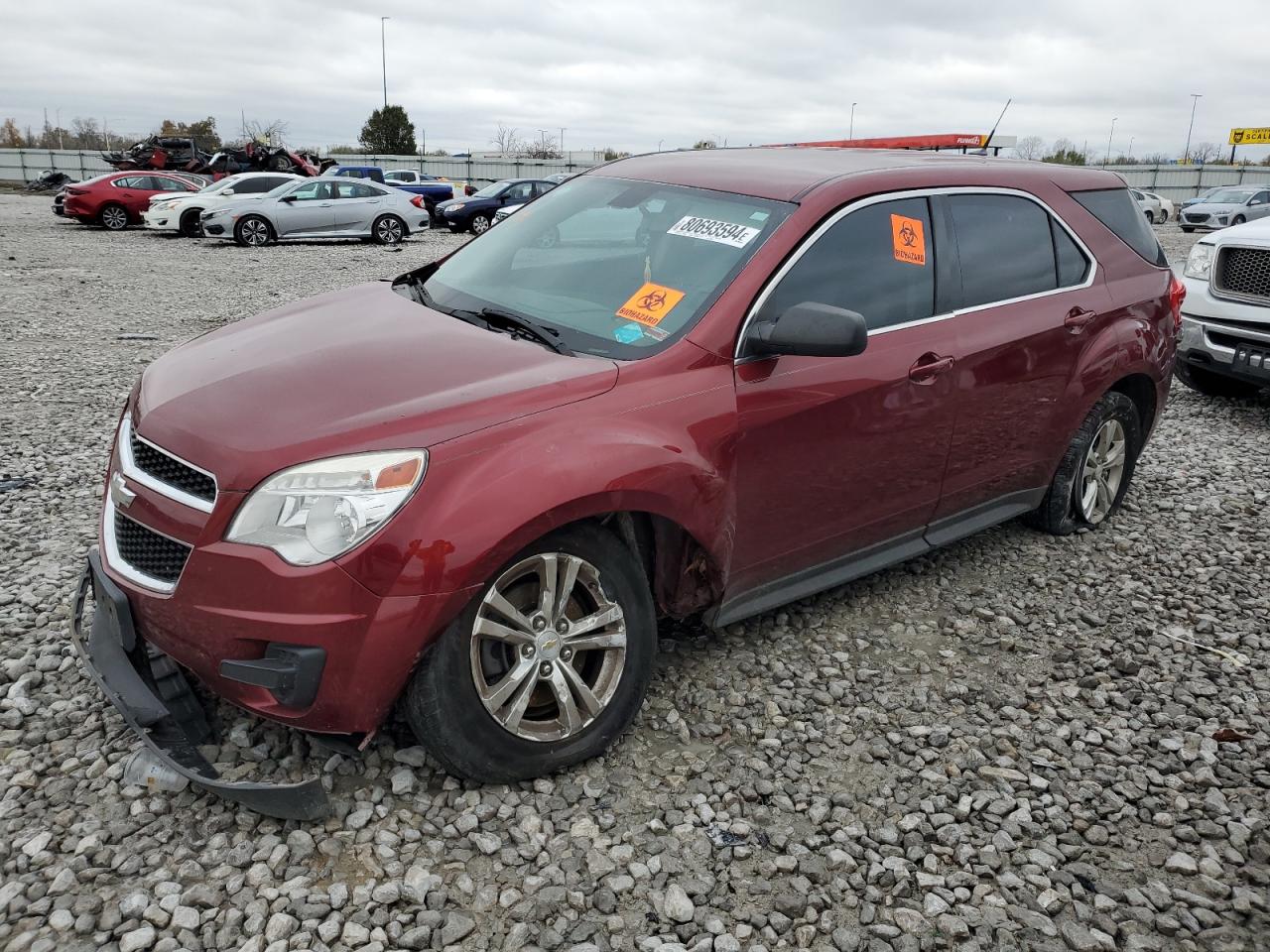 2010 Chevrolet Equinox Ls na sprzedaż w Cahokia Heights, IL - Front End