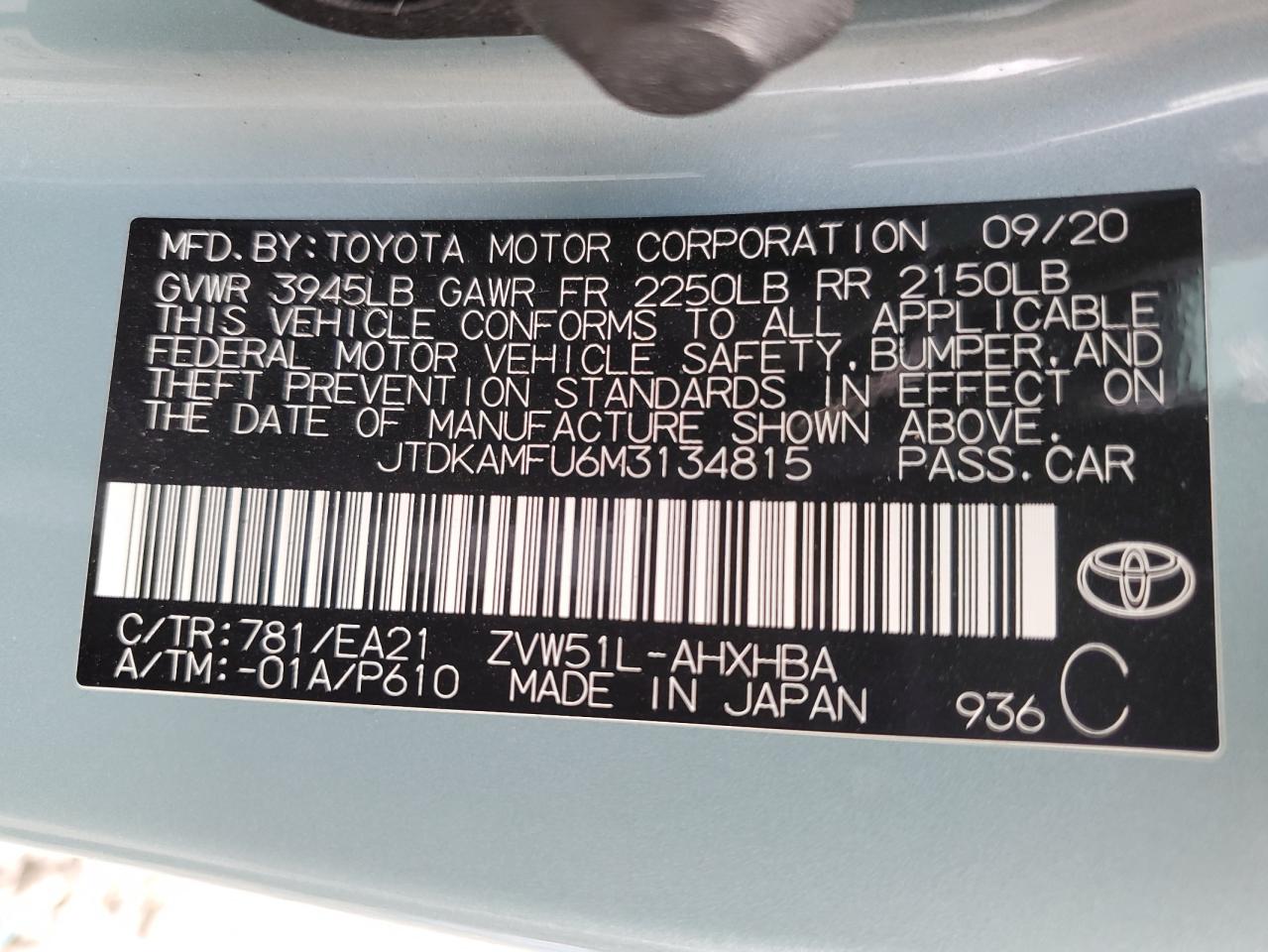 2021 Toyota Prius - Image 12