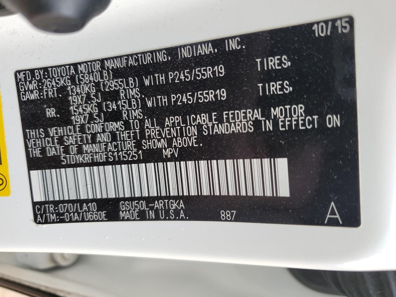 2015 Toyota Highlander - Image 16