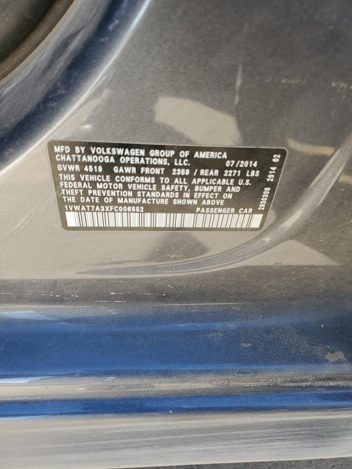 2015 Volkswagen Passat - Image 13