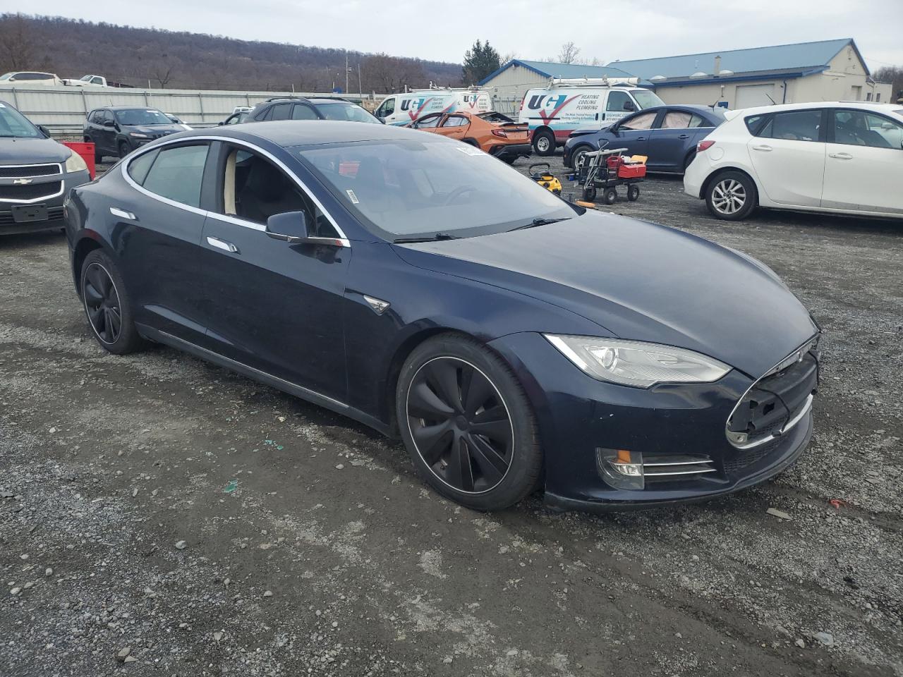 VIN 5YJSA1H13EFP48050 2014 TESLA MODEL S no.4