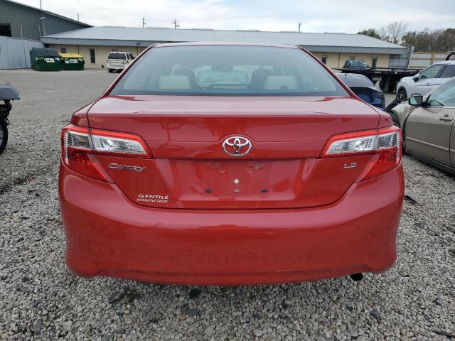  TOYOTA CAMRY 2012 Red