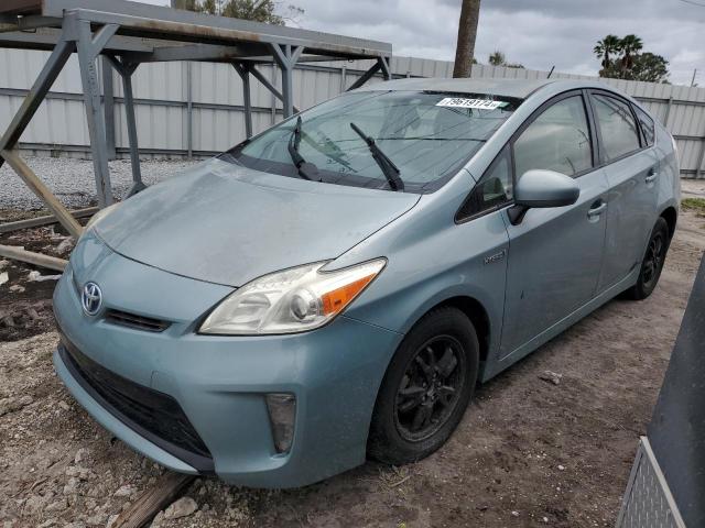  TOYOTA PRIUS 2015 Бирюзовый