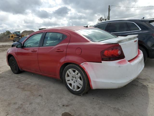 Седаны DODGE AVENGER 2014 Красный