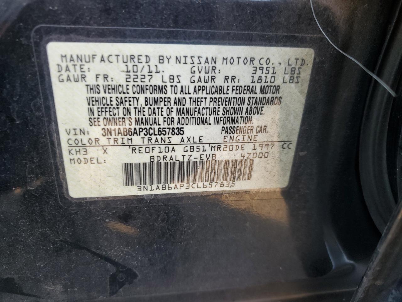 2012 Nissan Sentra - Image 12