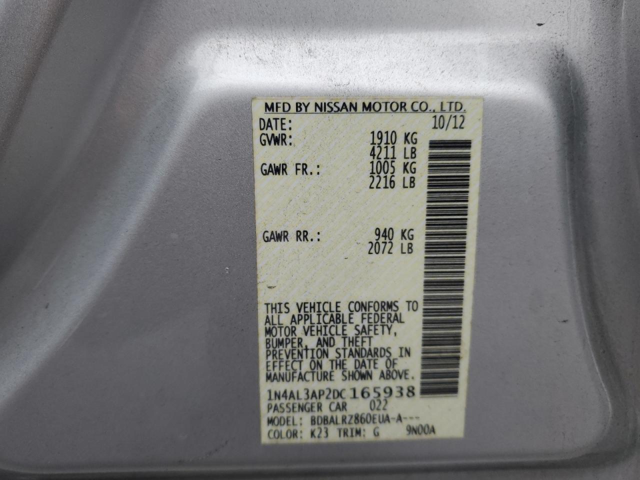 2013 Nissan Altima - Image 14